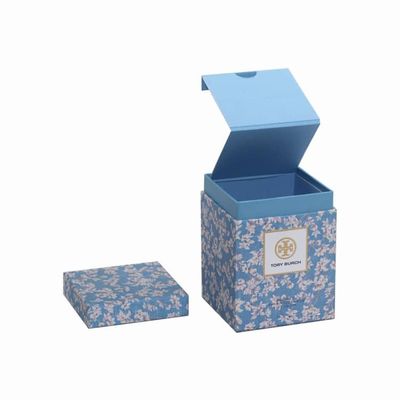Πλήρης εκτύπωση 9*9*12cm κιβωτίων δώρων εγγράφου δύο κομματιού άκαμπτη με τον κάτοχο καρτών