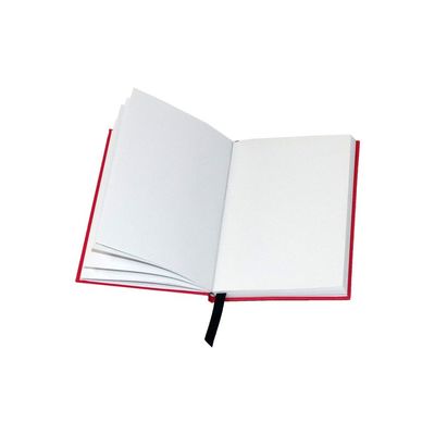 72 προσαρμοσμένο σημειωματάριο λογότυπο Hardcover κενών σελίδων φύλλων άσπρο